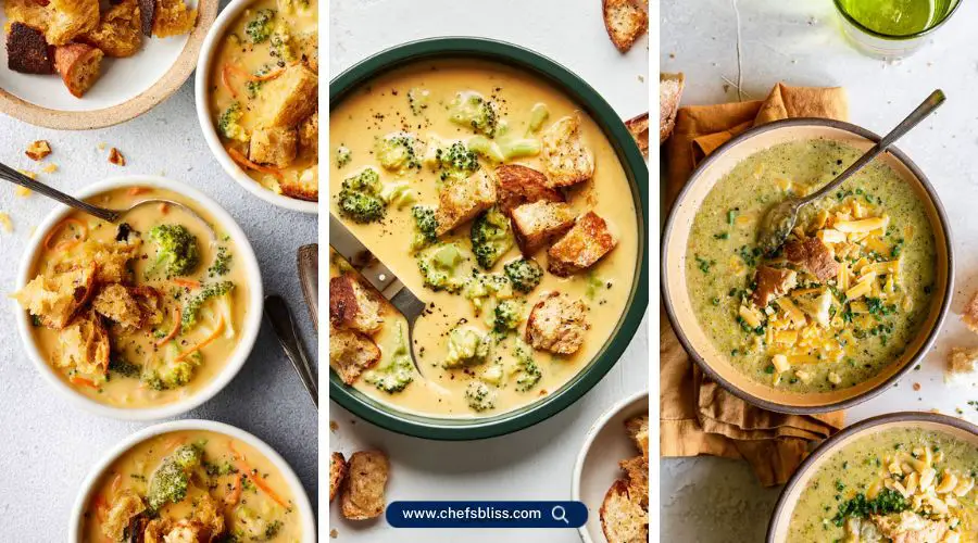 easy broccoli cheddar soup recipes