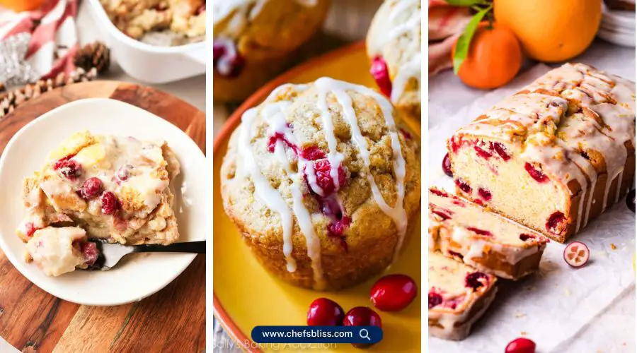 cranberry orange breakfast bread recipes