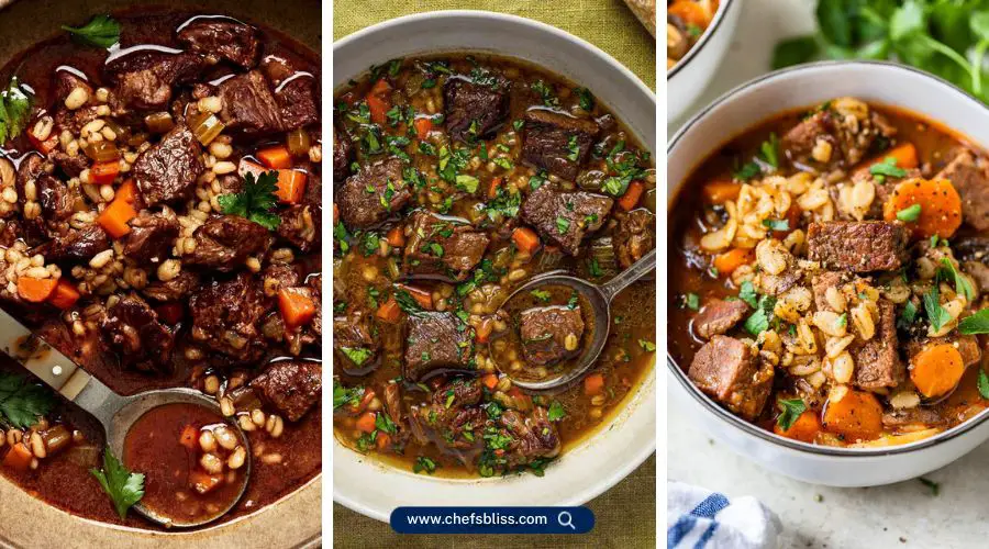 beef barley soup recipes