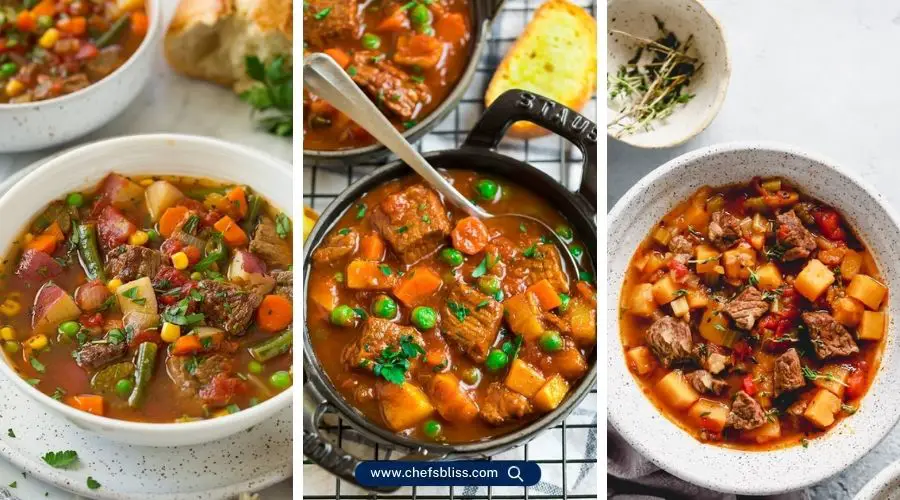 beef vegetable soup recipes