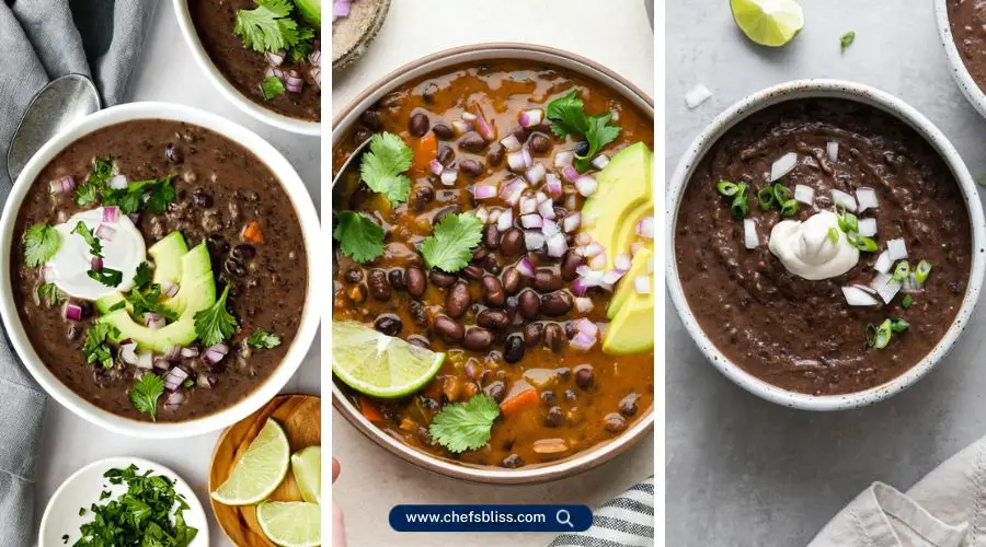 black bean vegan soup recipes