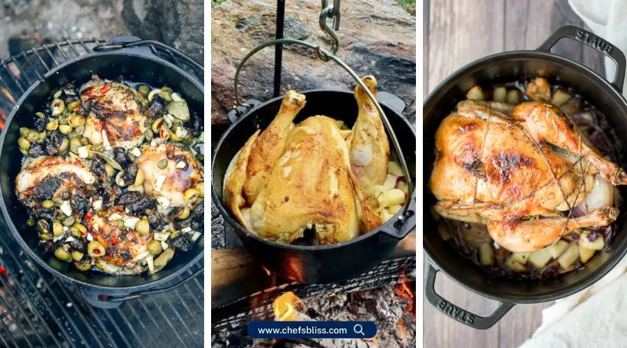 camp dutch oven chicken recipes