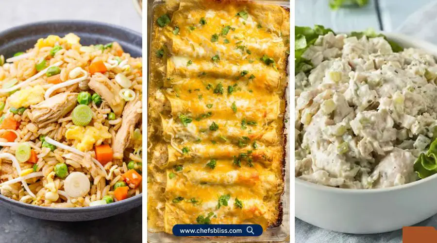 canned chicken lunch recipes