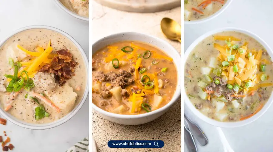 cheese burger soup recipes