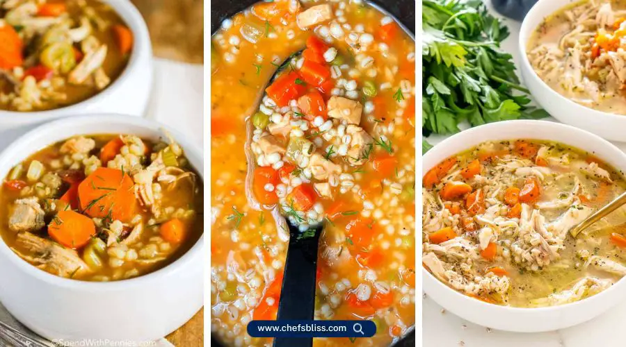 chicken barley soup recipes