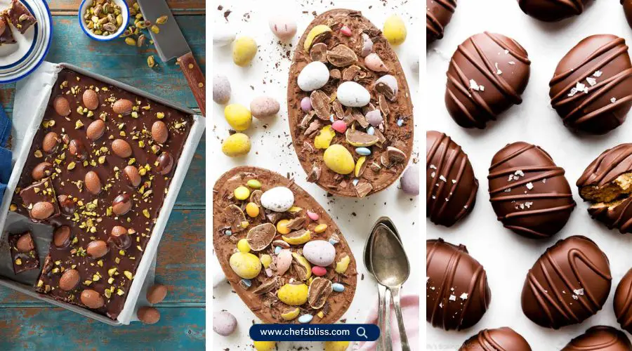 easter leftover chocolate egg recipes