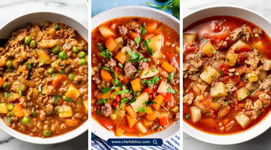 ground meat soup recipes