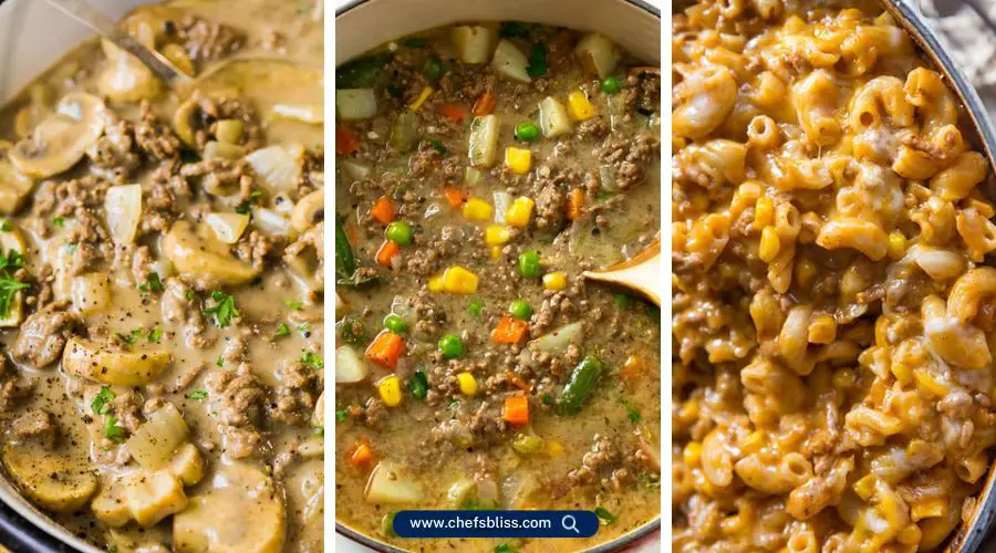 hamburger mushroom soup recipes