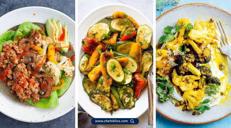 low carb vegetarian dinner recipes