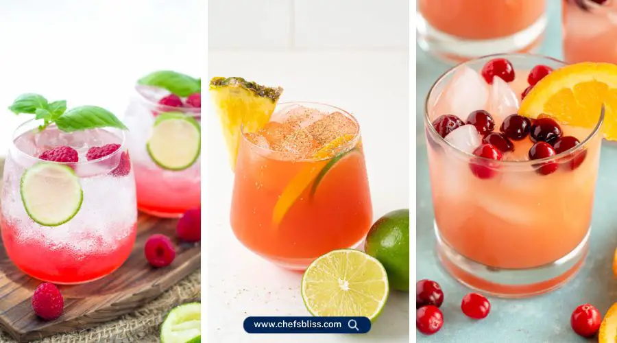 new years mixed drink recipes