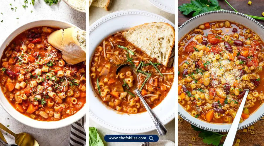 pasta fagioli soup recipes