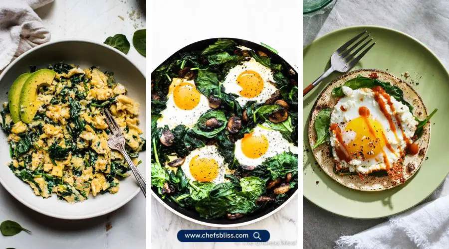 spinach breakfast recipes