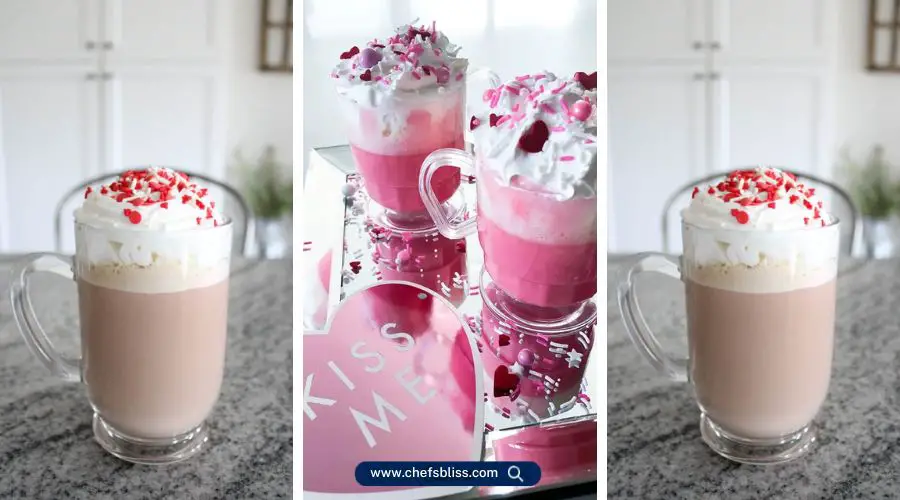 valentine's day latte recipes