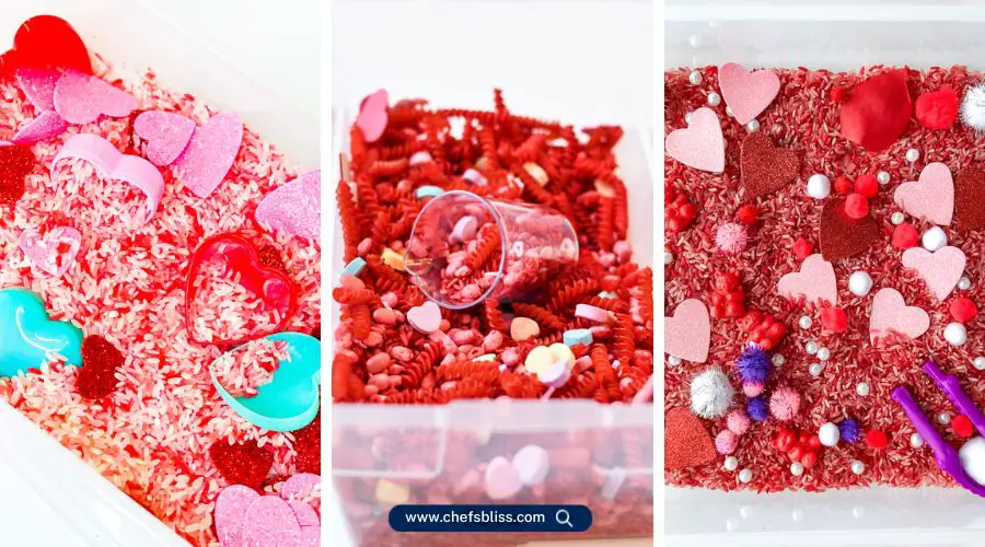 valentine's day sensory recipes