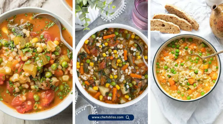 vegetable barley soup recipes