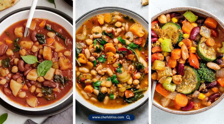 vegetarian bean soup recipes