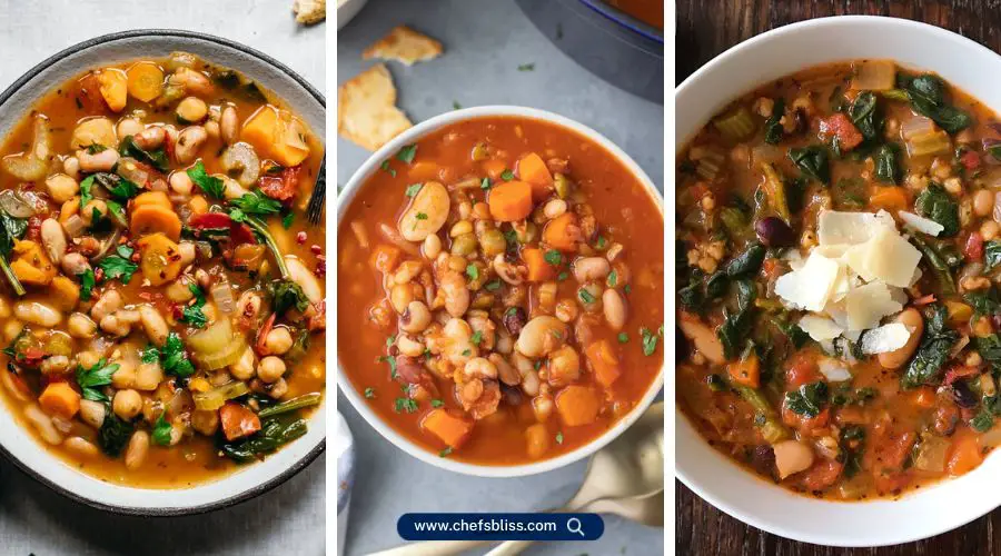 bean and vegetable soup recipes