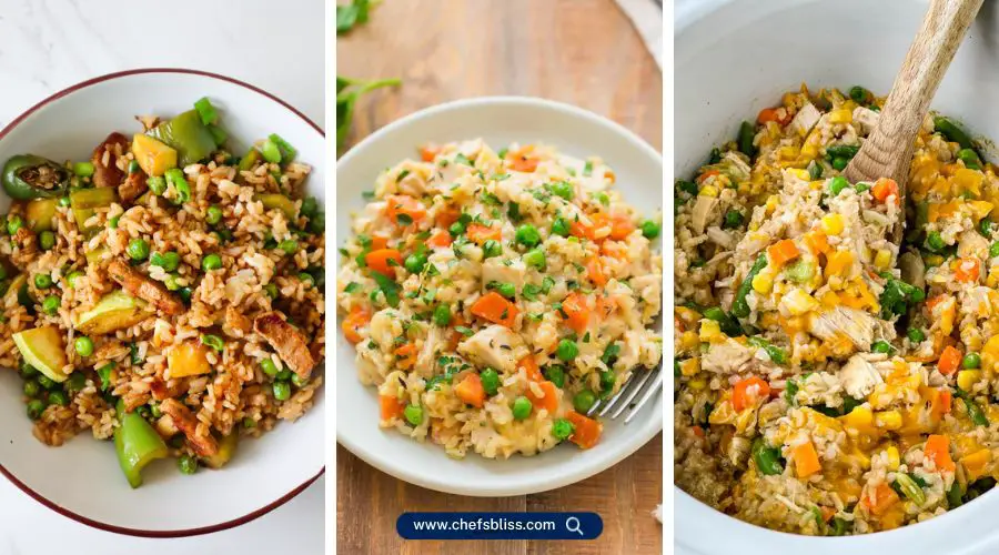 chicken rice dinner recipes