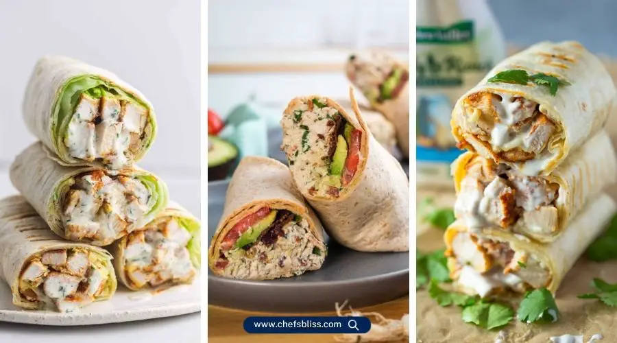 diabetic chicken wrap recipes