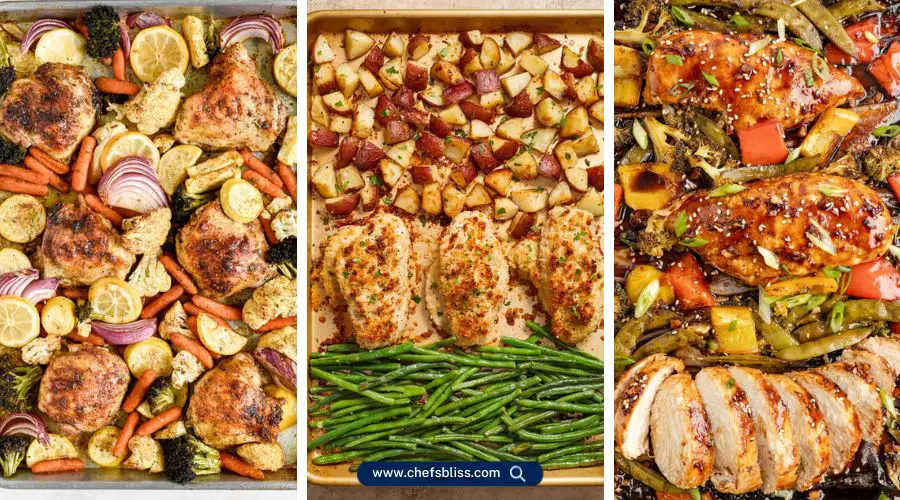 sheet pan lunch recipes