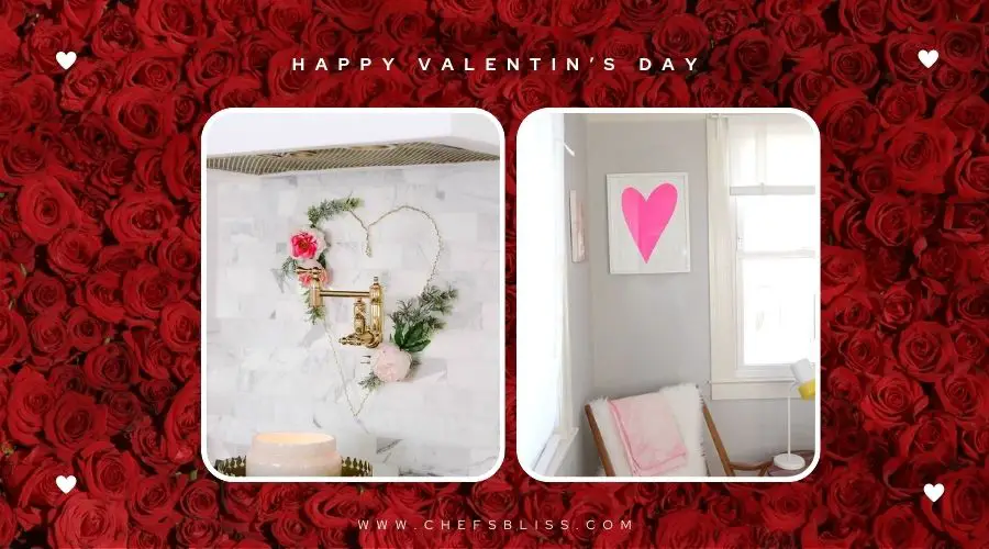 valentine’s day accent wall decor ideas