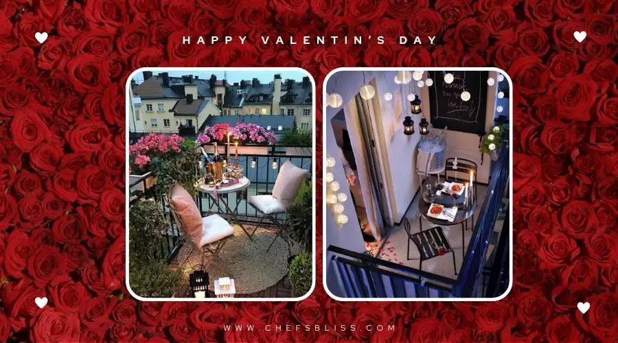 valentine’s day balcony decor ideas