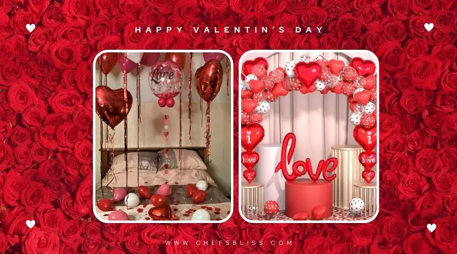 valentine’s day balloon decor ideas