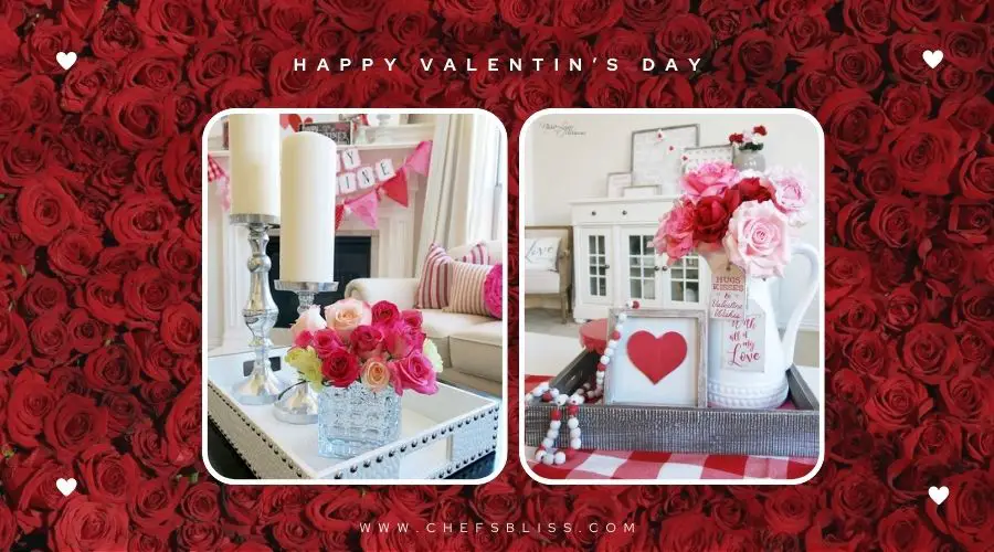 valentine’s day coffee table decor ideas