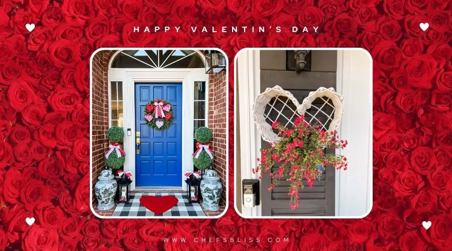 valentine’s day front porch decor ideas