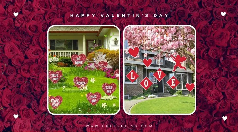 valentine’s day garden decor ideas