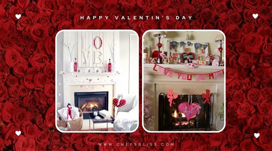 valentine’s day mantelpiece decor ideas