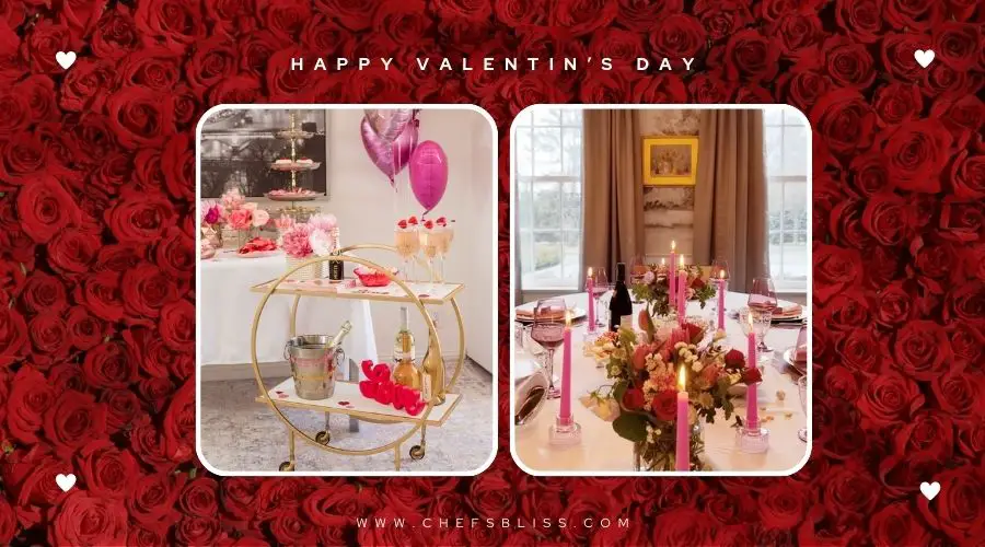 valentine’s day pink and gold decor ideas