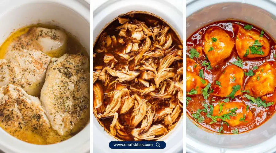 3 ingredient crockpot chicken recipes