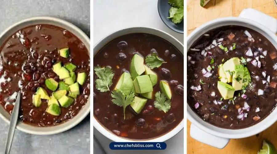 crockpot black bean soup recipes