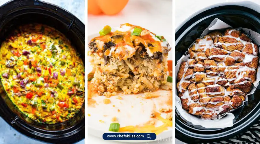 crockpot breakfast dessert recipes