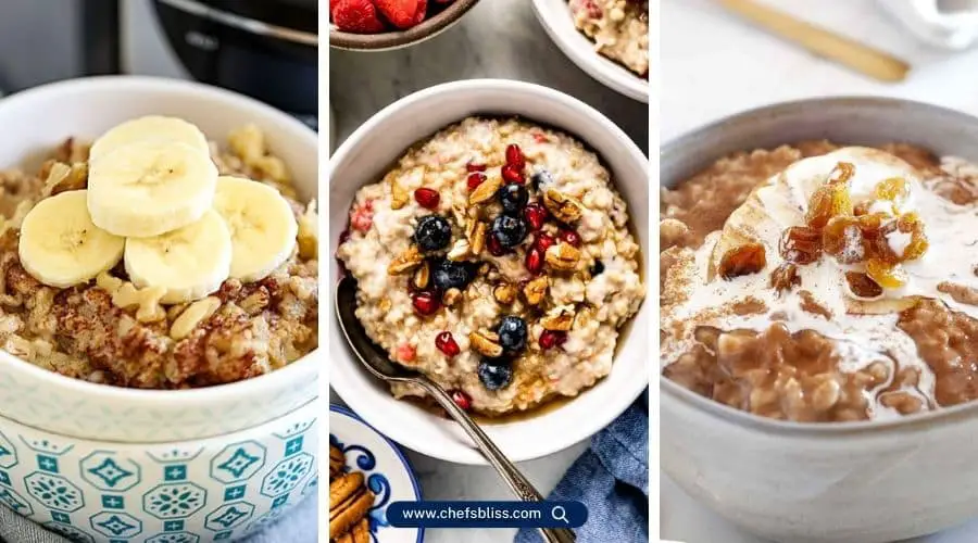 crockpot breakfast oatmeal recipes