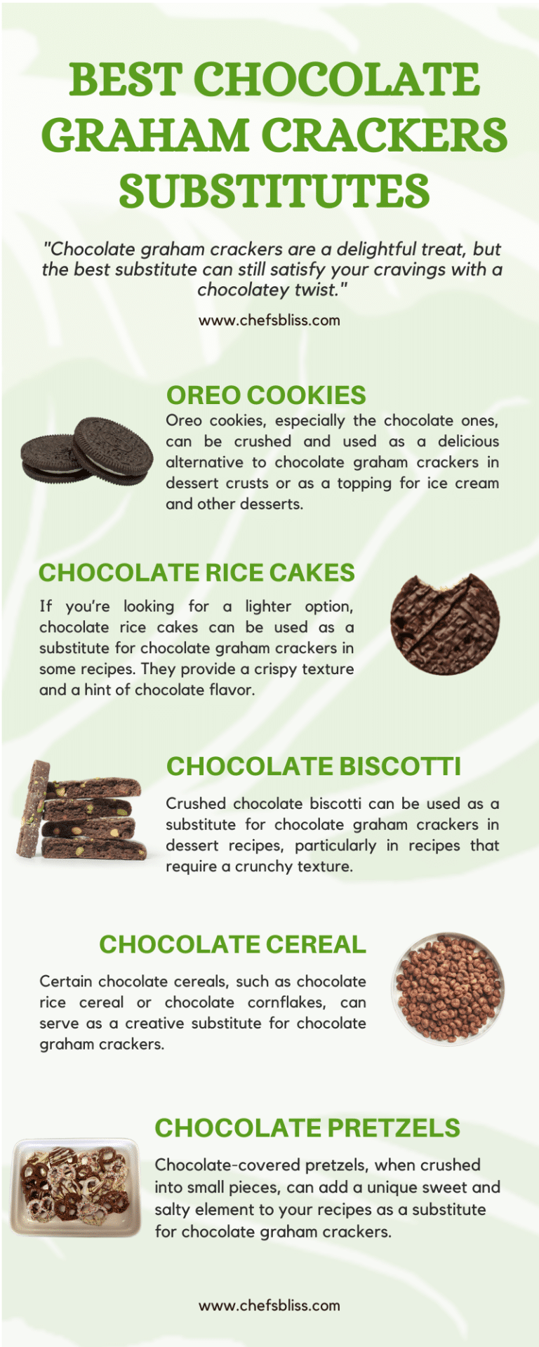 19+ Best Chocolate Graham Crackers Substitutes You Can Go For ChefsBliss