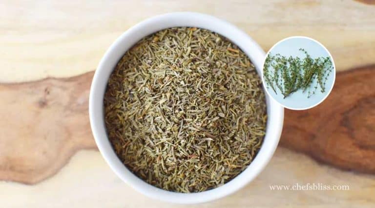 substitute dried thyme for fresh sprig