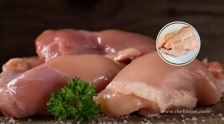 chicken breast white spots