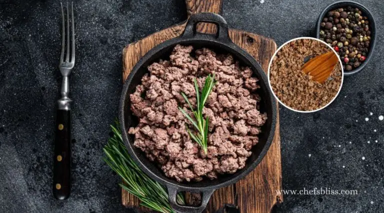 how to know when ground beef is done