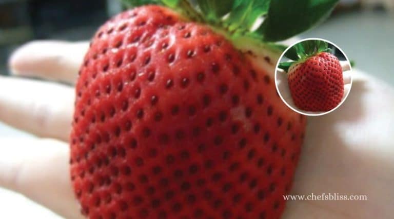 black seeds on strawberries