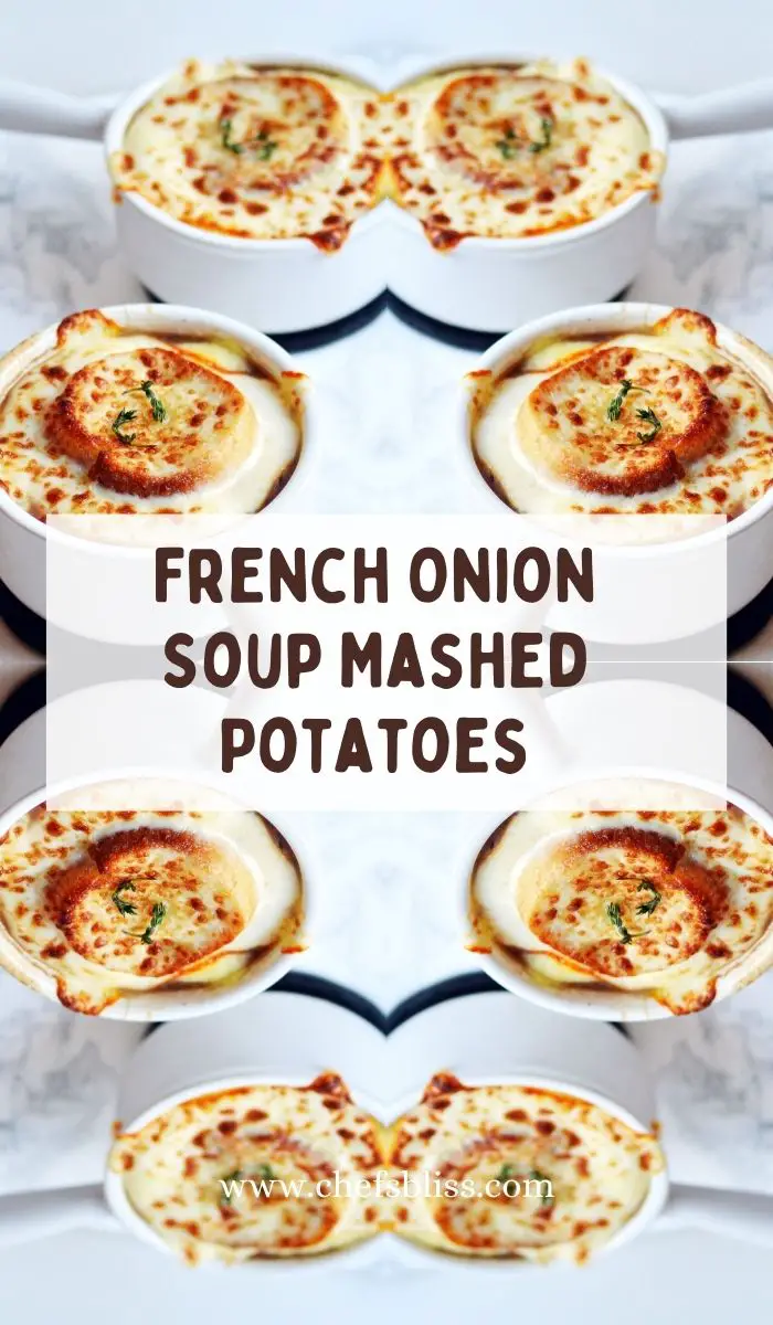 French Onion Soup Mashed Potatoes