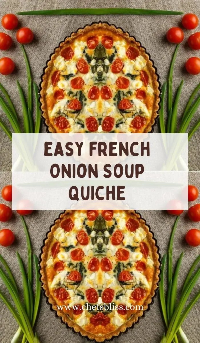 French Onion Soup Quiche