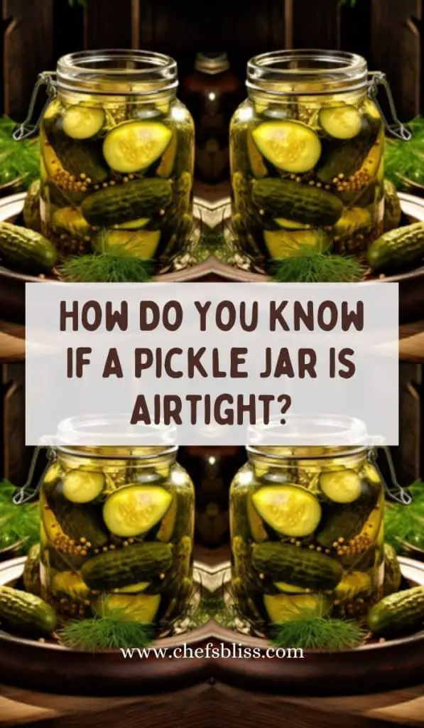 Pickle Jar Didn’t Pop When Opened What To Do Now? ChefsBliss