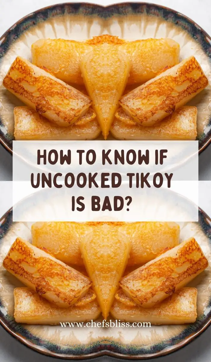 How to know if uncooked tikoy is bad