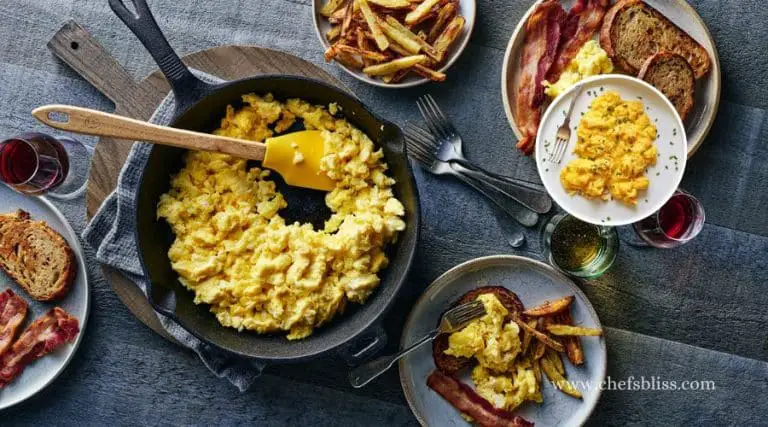 Undercooked Scrambled Eggs