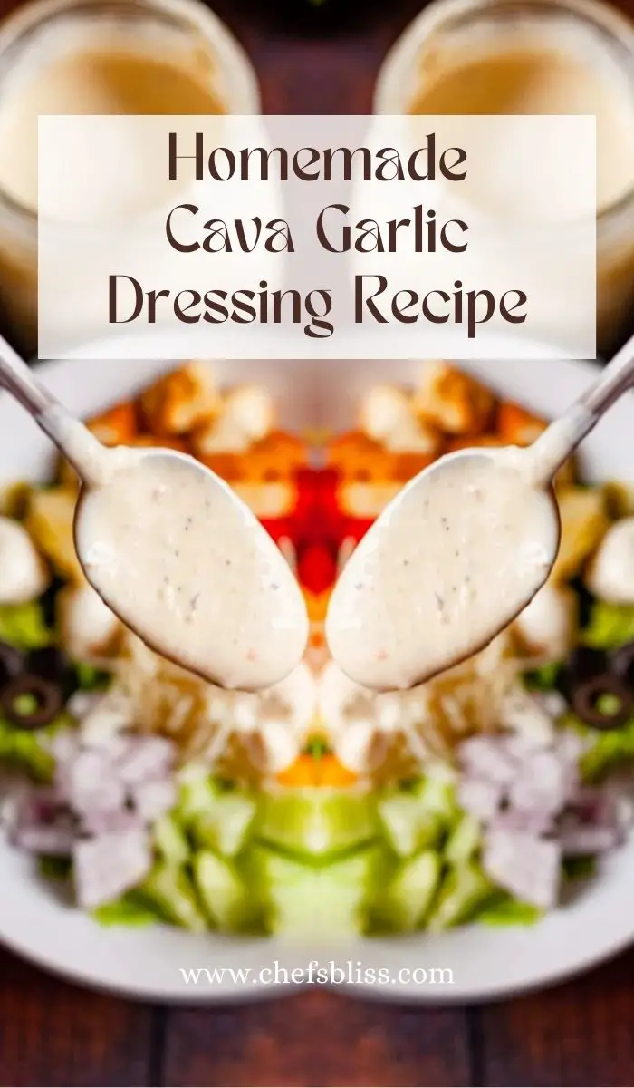 Cava Garlic Dressing Recipe