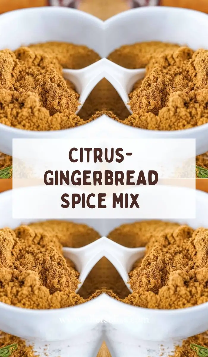 Citrus-Gingerbread Spice Mix