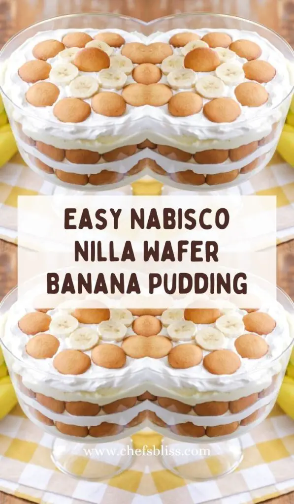 Easy Nabisco Nilla Wafer Banana Pudding Recipe Chefsbliss 1701