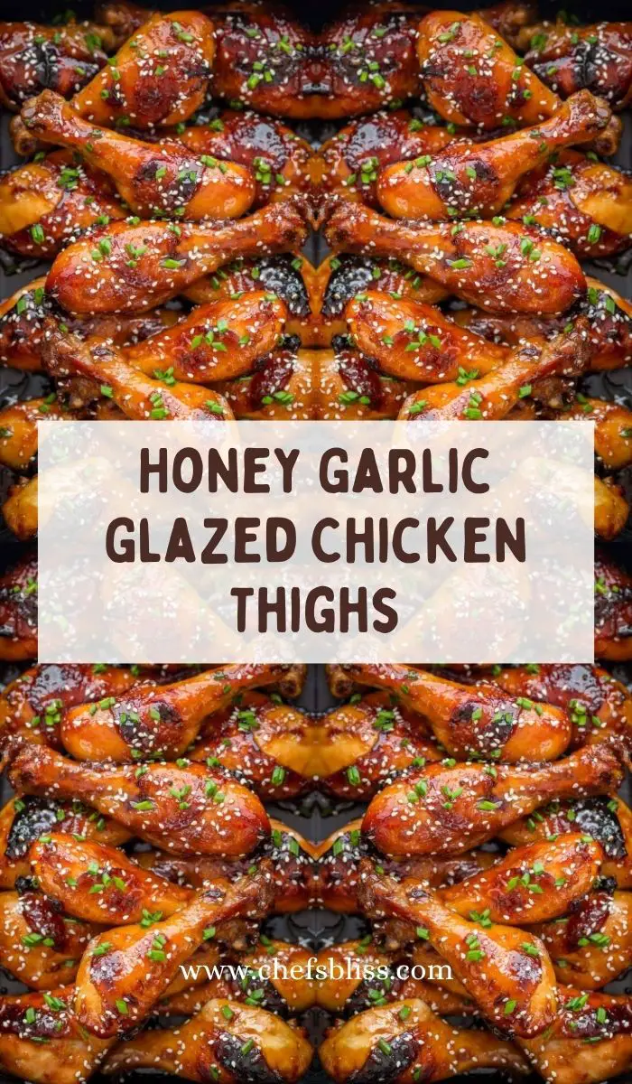 Honey Garlic Glazed Chicken Thighs